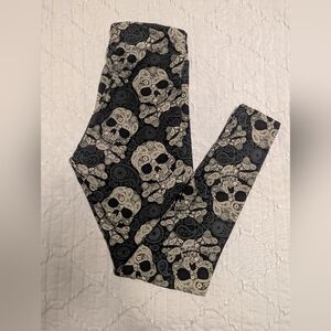 Skull Halloween leggings
